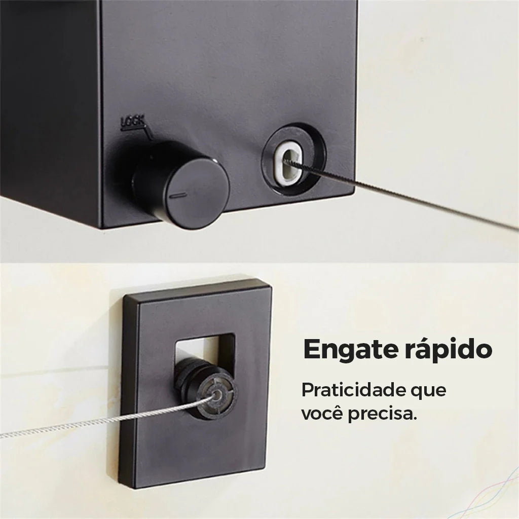 Box Varal Retrátil