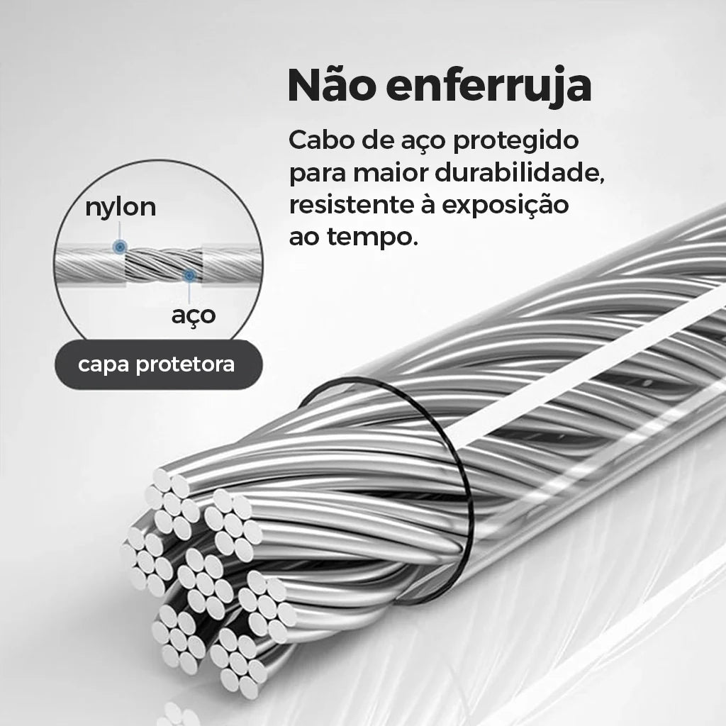 Box Varal Retrátil - Duplo