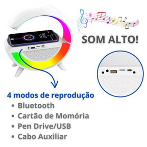 Luminária G em LED Multi Colors - Linha Premium