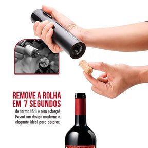 Abridor de Vinhos SHOPDAMULTIDAO Automático - 4 peças