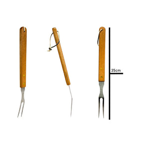 Kit Churrasco em Aço e Inox - Sou de Casa