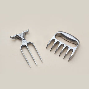 Kit Churrasco Garra De Urso + Tridente