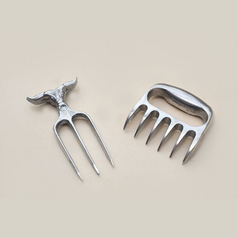 Kit Churrasco Garra De Urso + Tridente
