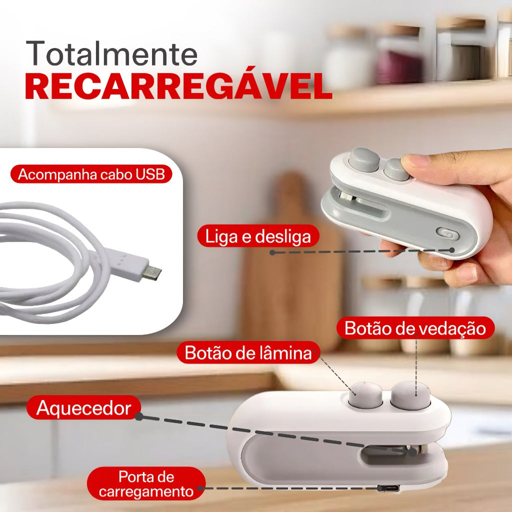 Mini Seladora Portátil para Cozinha