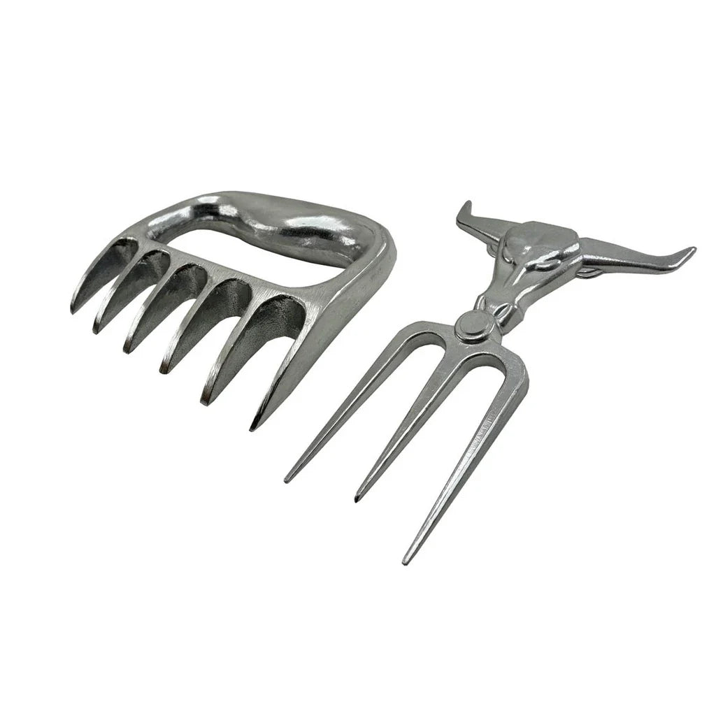 Kit Churrasco Garra De Urso + Tridente
