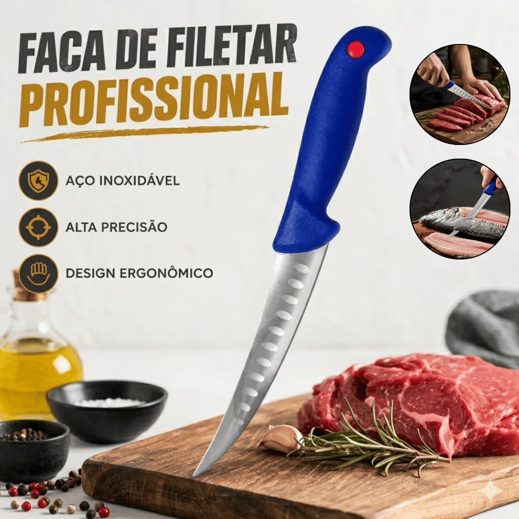 Faca Curvada do Salt Bae Chef - 30cm