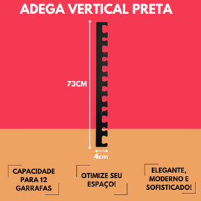 Adega Vertical para Garrafas