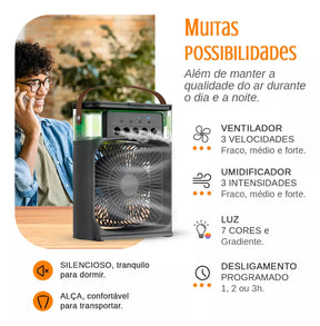 Climatizador De Ar Agua e Gelo