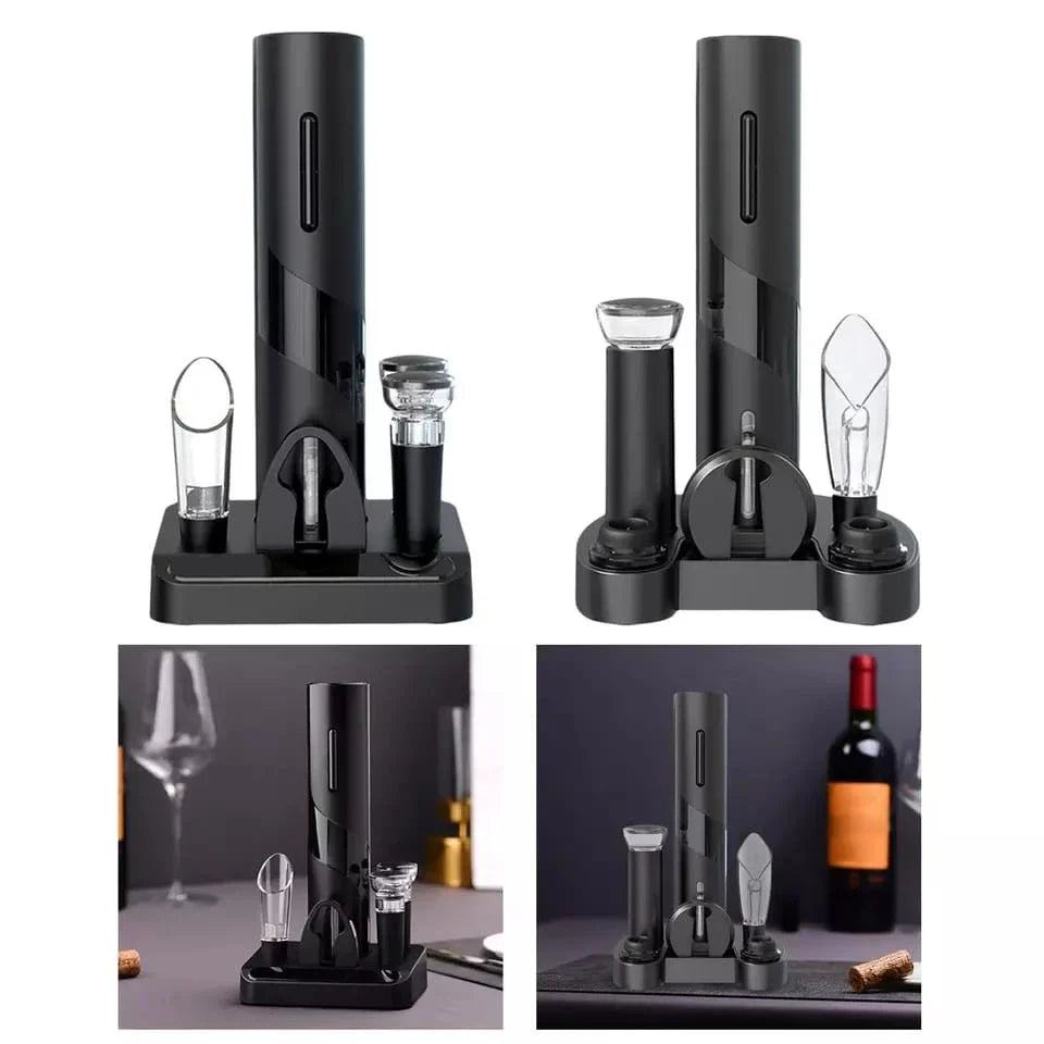 Abridor de Vinhos SHOPDAMULTIDAO Automático - 4 peças