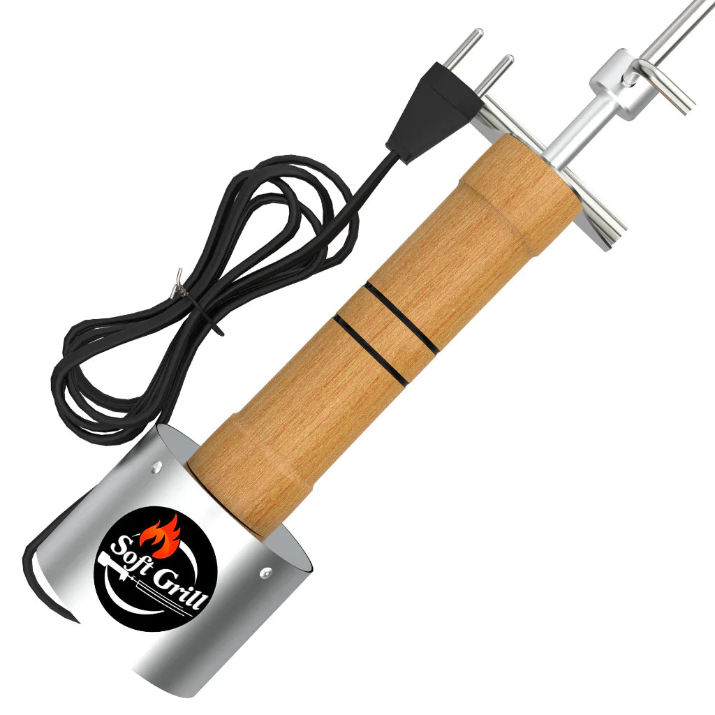 Espeto Giratorio Elétrico para Churrasco