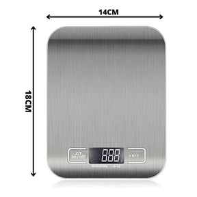 Balança Digital de Cozinha Inox até 10Kg - Linha Premium