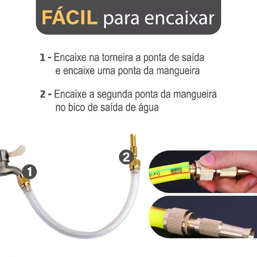 Bico de Mangueira com Alta Pressão em Cobre