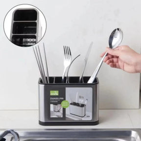 Porta Talheres em Aço e Inox para Cozinha