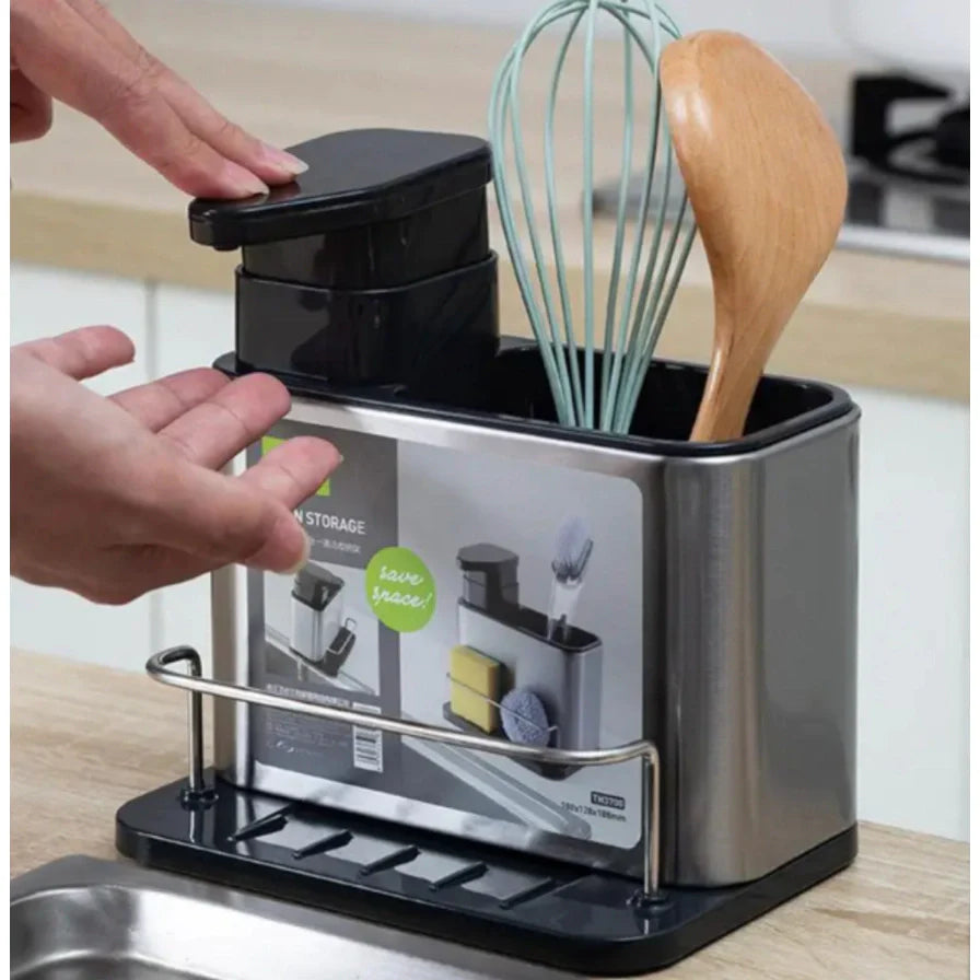 Organizador em Aço e Inox para Pia de Cozinha