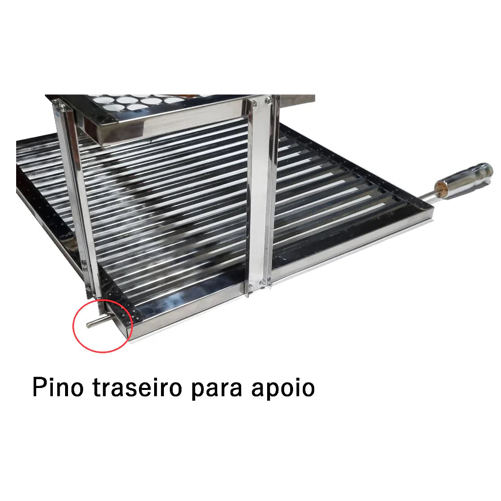 Grelha Parrilla Inox Uruguaia