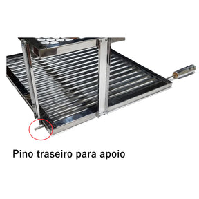 Grelha Parrilla Inox Uruguaia