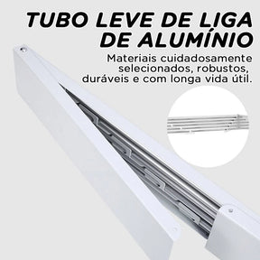 Varal Mágico dobrável - Pequenos espaços