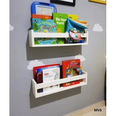 Kit com 4 Prateleira MDF Infantil