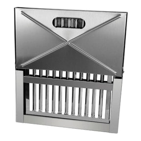 Churrasqueira De Inox Dobrável Portátil A Carvão - Maleta