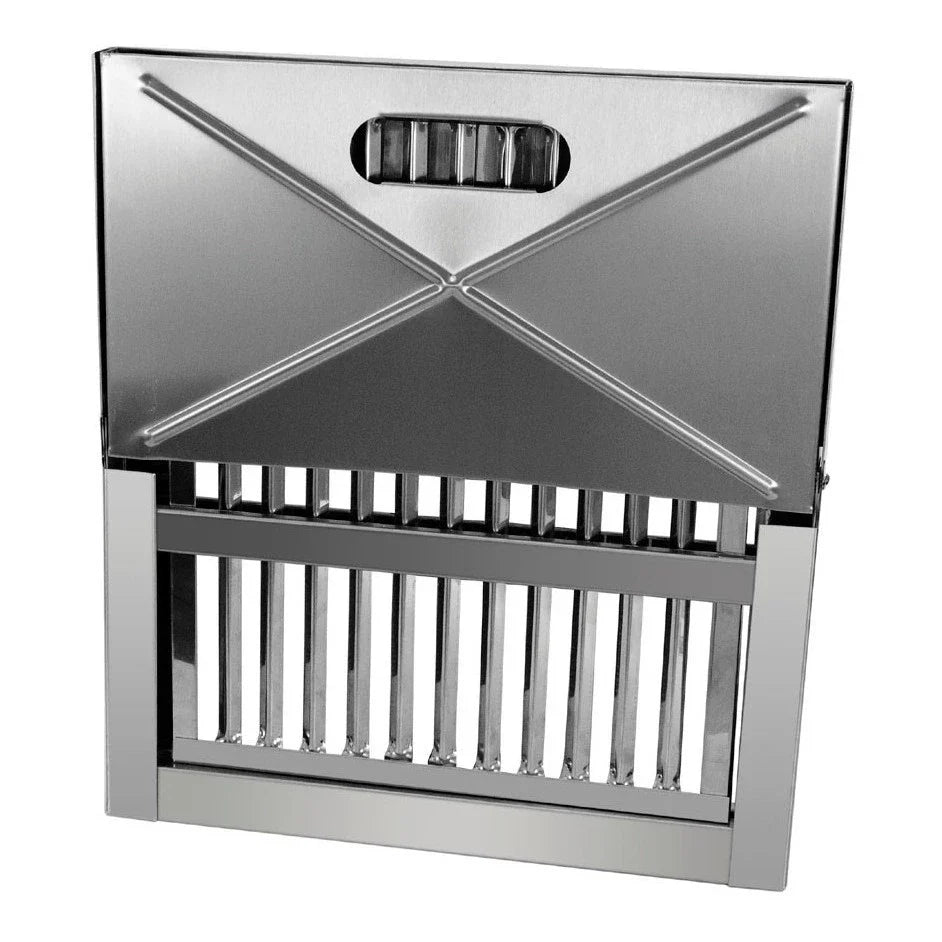 Churrasqueira De Inox Dobrável Portátil A Carvão - Maleta