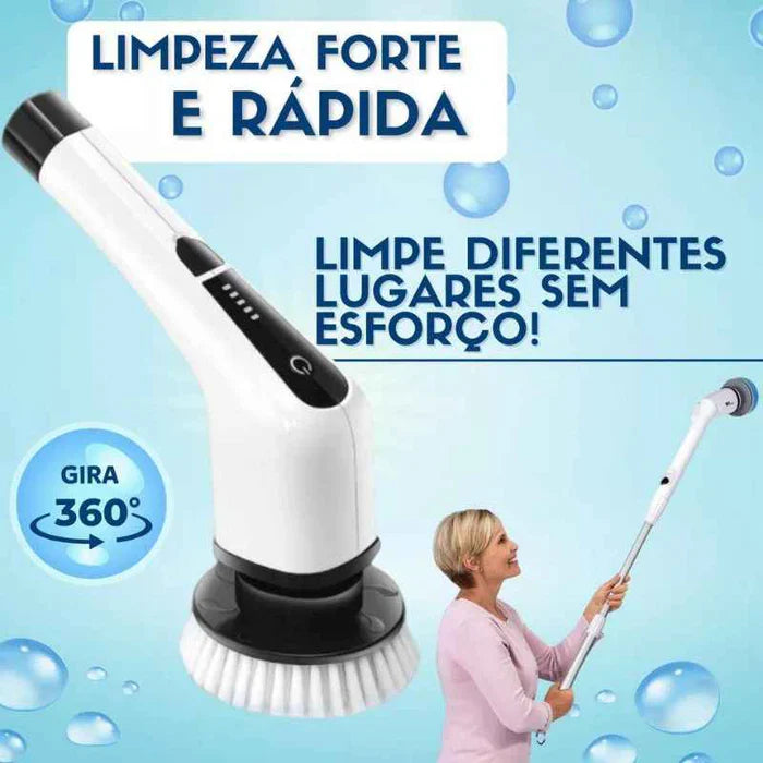 Escova Elétrica MaxClean Turbo 9 em 1