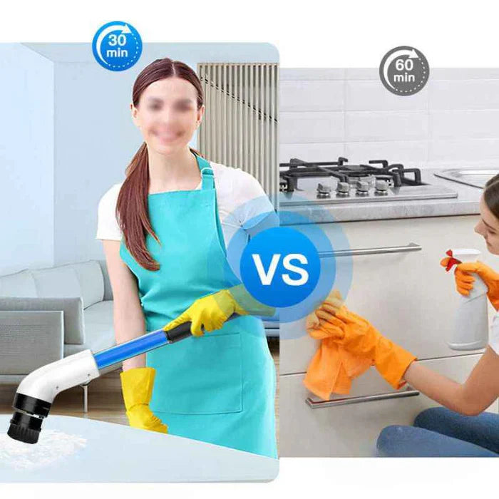 Escova Elétrica MaxClean Turbo 9 em 1