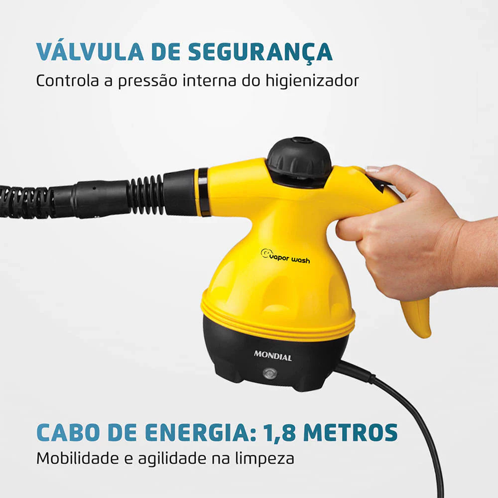 Higienizador Vapor Wash - Limpeza Pesada