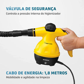 Higienizador Vapor Wash - Limpeza Pesada
