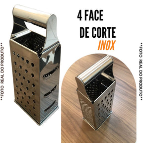 Ralador de Legumes em Inox para Cozinha