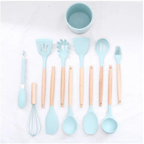Jogo de Cozinha Premium Kit C/12 Peças de Silicone