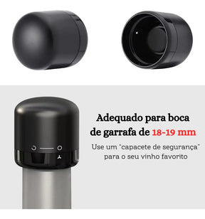 Tampa para Champagne e Vinho a Vácuo